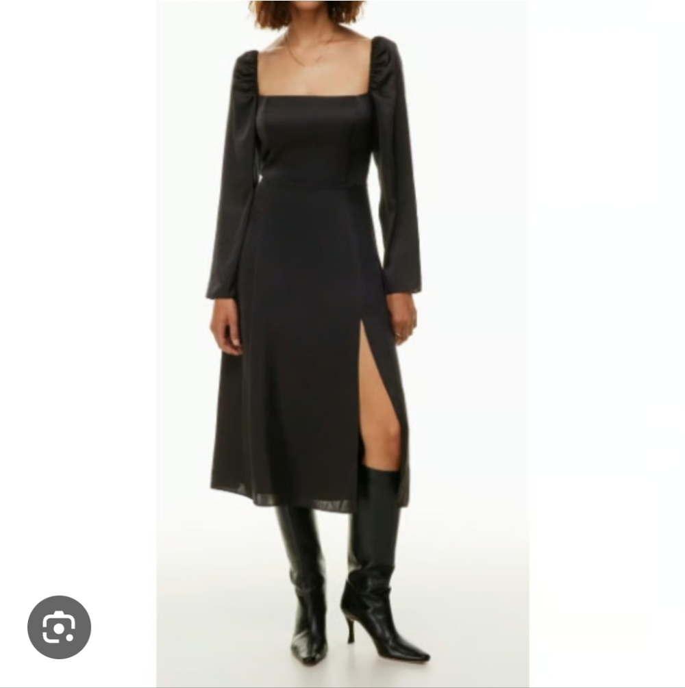 Wilfred Bridgerton Satin midi dress With Slit